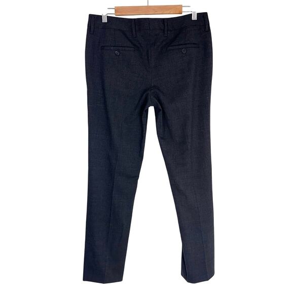 Prada Virgin Wool Straight Leg Trousers | Gray Charcoal | Sz 40 (6 or 8) - Picture 2 of 8